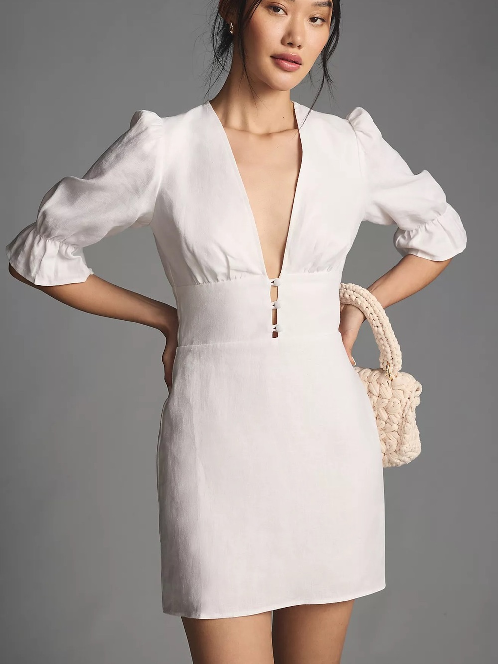 Reformation Simi Linen Dress